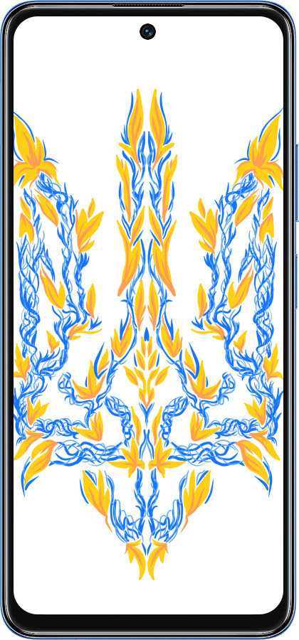 TPU чехол Герб Украины v3 для Xiaomi Redmi Note 11T 5G - 5313b-3850 изображение 