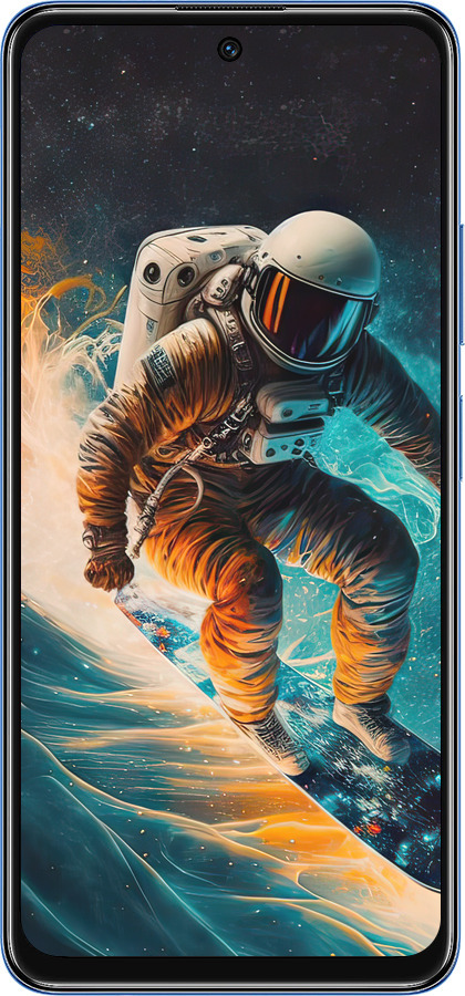 TPU чехол Сноубордист для Xiaomi Redmi Note 11 5G - 5604b-3849 изображение 