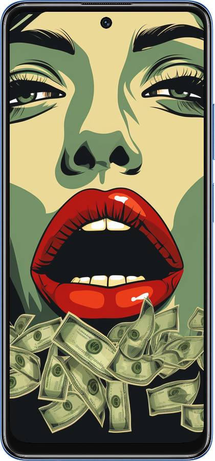 TPU чехол Big money 2 для Xiaomi Redmi Note 11T 5G - 5668b-3850 изображение 