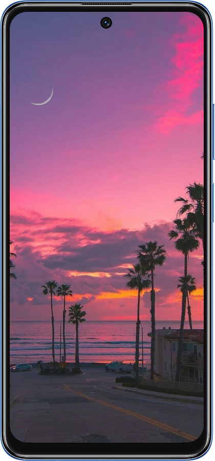 TPU чехол Пальмы для Xiaomi Redmi Note 11S 5G - 5873b-2890 изображение 