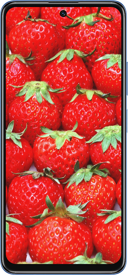 TPU чехол Клубника для Xiaomi Redmi Note 11S 5G - 6020b-2890 изображение 