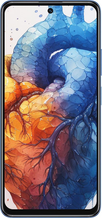 TPU чехол Арт-сердце для Xiaomi Redmi Note 11 5G - 6034b-3849 изображение 