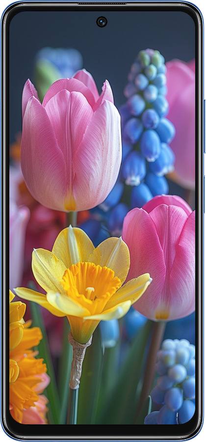 TPU чехол Весенние цветы для Xiaomi Redmi Note 11 5G - 6058b-3849 изображение 