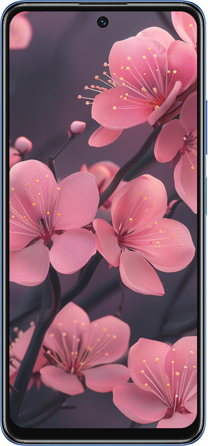 TPU чехол Пурпурова сакура для Xiaomi Redmi Note 11 5G - 6075b-3849 изображение 