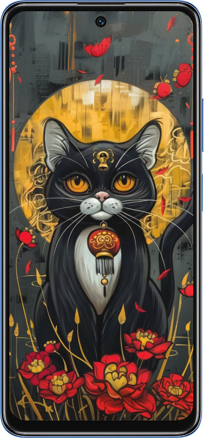 TPU чехол China Cat для Xiaomi Redmi Note 11 5G - 6134b-3849 изображение 