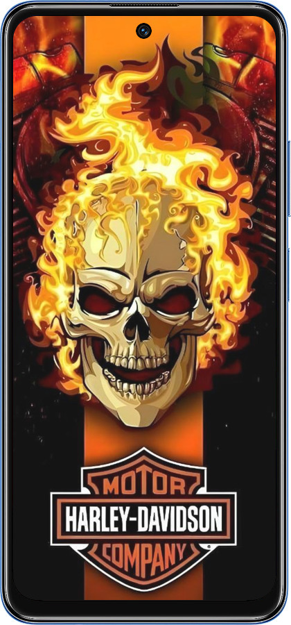 TPU чехол Харлей девидсон для Xiaomi Redmi Note 11 5G - 6370b-3849 изображение 
