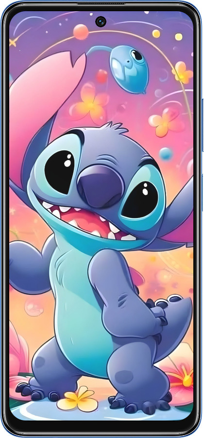 TPU чехол Стич 2 для Xiaomi Redmi Note 11 5G - 6371b-3849 изображение 