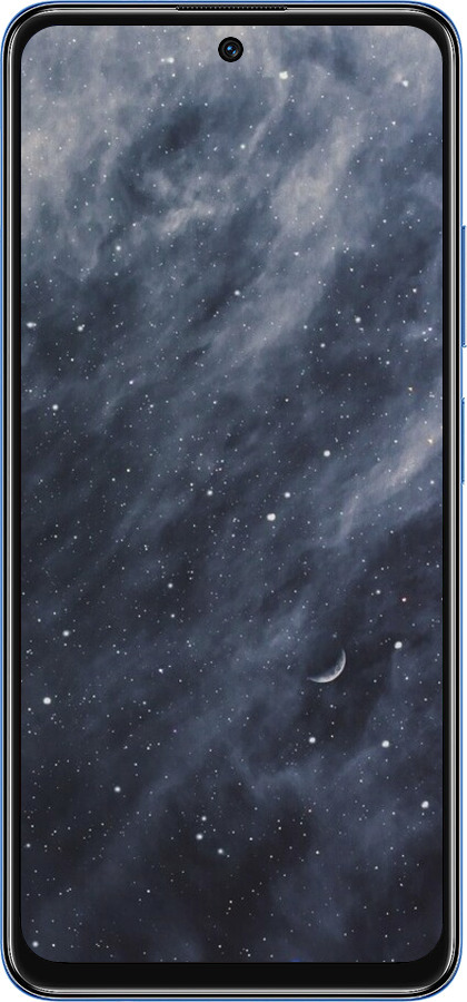 TPU чехол Голубые облака, Голубая луна для Xiaomi Redmi Note 11S 5G - 6398b-2890 изображение 