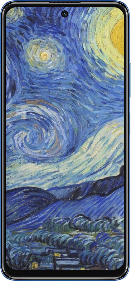 TPU чехол «Звездная ночь» Винсента Ван Гога для Xiaomi Poco M4 Pro 5G - 6433b-3851 изображение 