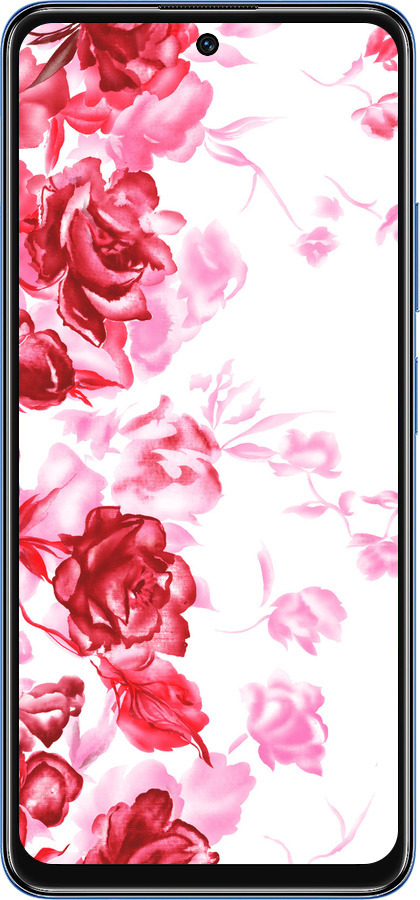 TPU чехол Нарисованные розы для Xiaomi Poco M4 Pro 5G - 724b-3851 изображение 