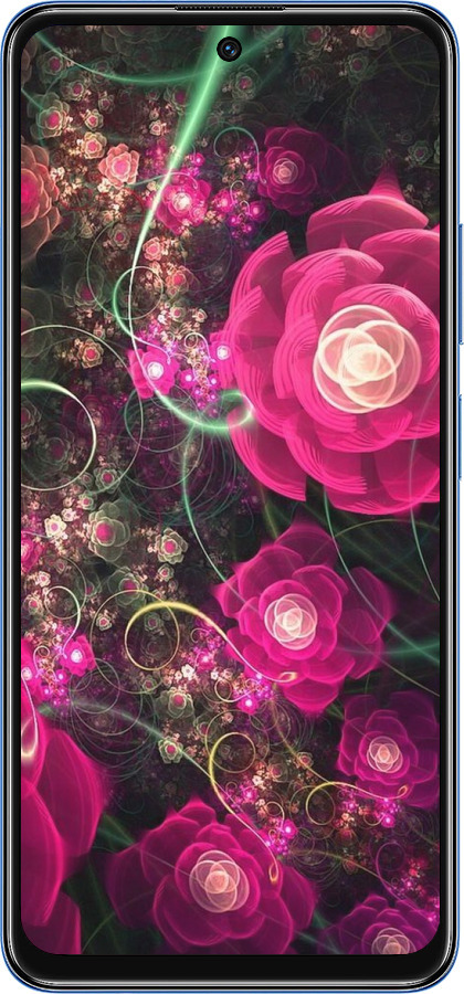 TPU чехол Абстрактные цветы 3 для Xiaomi Poco M4 Pro 5G - 850b-3851 изображение 