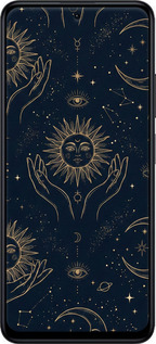 TPU чехол Celestial Harmony: Sun & Moon Gold Mystic Pattern для Xiaomi Redmi Note 11T Pro+ - 6778b-3861 изображение 