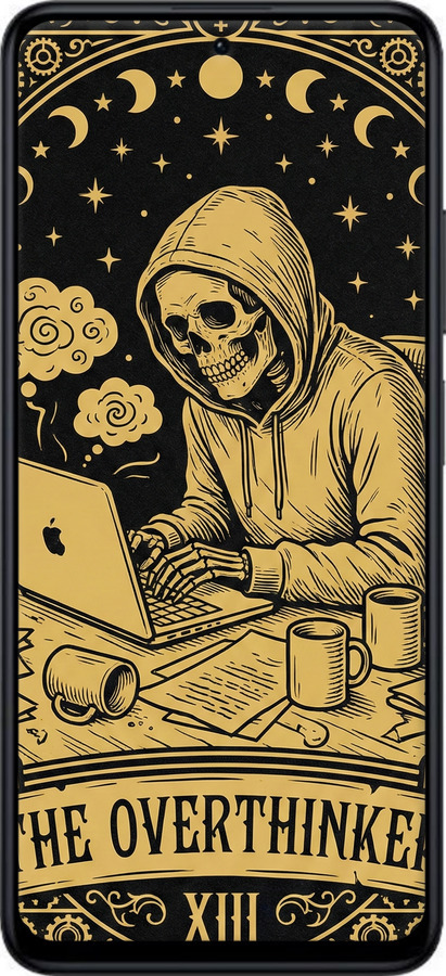 TPU чехол The Overthinker для Xiaomi Redmi Note 11T Pro - 6774b-2644 изображение 