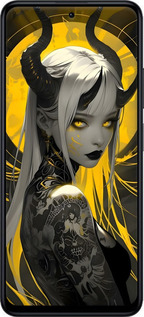Силиконовый чехол Аниме демон 2 для Xiaomi Redmi Note 11T Pro - 6309u-2644 изображение 