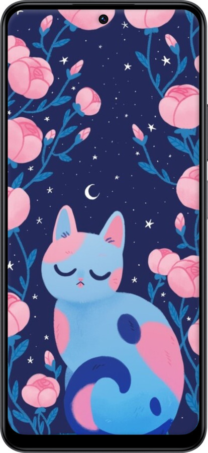 TPU чехол № 5409 для Xiaomi Redmi Note 12 4G - 5409b-3021 изображение 