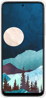 Силикон с усиленными углами чехол Горная идиллия ночной пейзаж для Xiaomi Redmi Note 12 4G - 6488sp-3021 изображение 