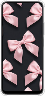 Силикон с усиленными углами чехол Coquette Ribbons Dark Coquette для Xiaomi Redmi Note 12 4G - 6767sp-3021 изображение 