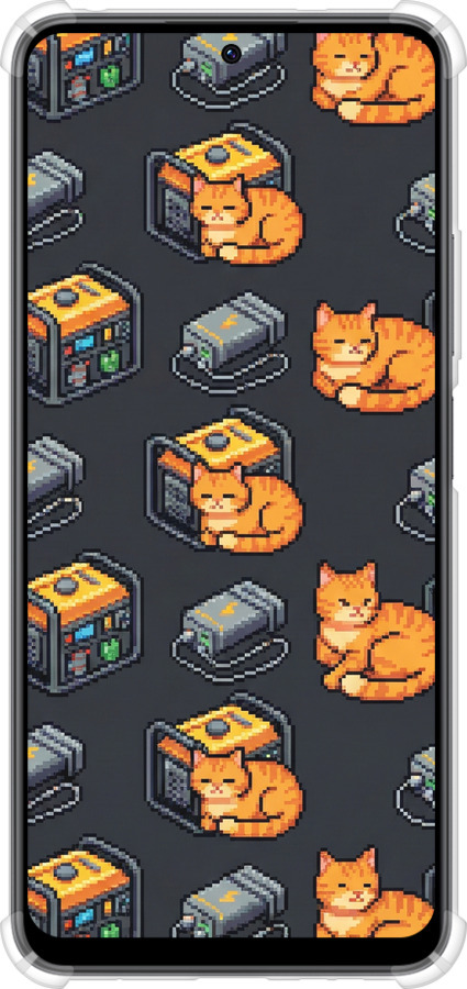 Силіконовий протиударний с посиленими кутами чехол Autonomous Zone для Xiaomi Redmi Note 12 4G - 6771sp-3021 изображение 