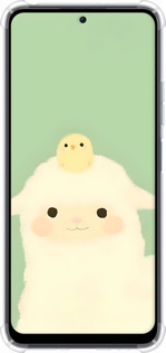 Силикон с усиленными углами чехол Барашек и ципленок для Xiaomi Poco X5 5G - 6369sp-3016 изображение 