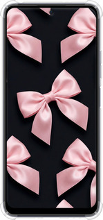 Силикон с усиленными углами чехол Coquette Ribbons Dark Coquette для Xiaomi Poco X5 5G - 6767sp-3016 изображение 