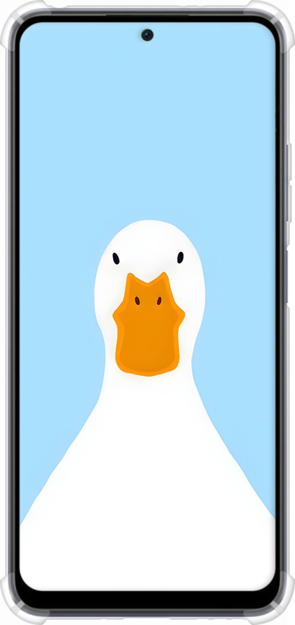 Силикон с усиленными углами чехол Гусь для Xiaomi Poco X5 5G - 6350sp-3016 изображение 