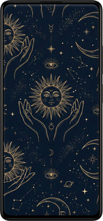 TPU чехол Celestial Harmony: Sun & Moon Gold Mystic Pattern для Xiaomi Redmi Note 12 Pro 5G - 6778b-2932 изображение 