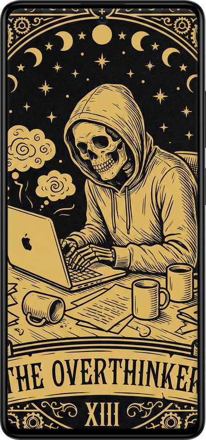 TPU чехол The Overthinker для Xiaomi Redmi Note 12 Pro 5G - 6774b-2932 изображение 