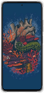 Силикон с усиленными углами чехол Сердце моря для Xiaomi Redmi Note 12 Pro 5G - 6506sp-2932 изображение 