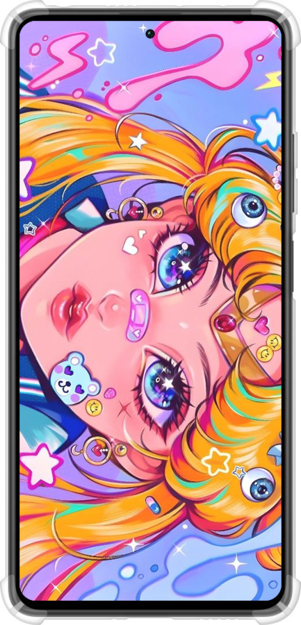 Силіконовий протиударний с посиленими кутами чехол Сейлор Мун 4 для Xiaomi Redmi Note 12 Pro 5G - 6353sp-2932 изображение 