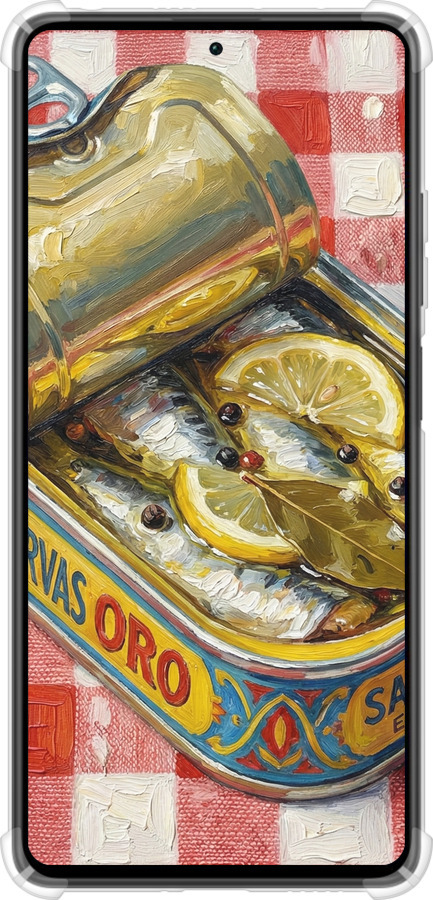 Силіконовий протиударний с посиленими кутами чехол Vintage Sardine Tin Phone для Xiaomi Redmi Note 12 Pro 5G - 6772sp-2932 изображение 