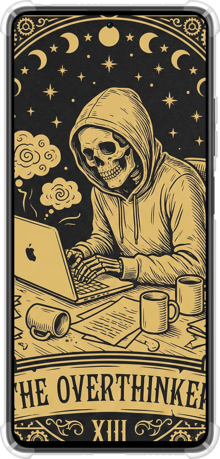 Силіконовий протиударний с посиленими кутами чехол The Overthinker для Xiaomi Redmi Note 12 Pro 5G - 6774sp-2932 изображение 