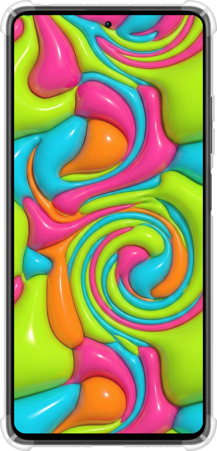 Силикон с усиленными углами чехол Y2K Jelly Dream для Xiaomi Redmi Note 12 Pro 5G - 6780sp-2932 изображение 