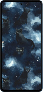 TPU чехол Зображення котиків з темною аквареллю для Xiaomi Redmi Note 12 Pro+ 5G - 6521b-3612 изображение 