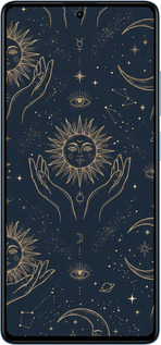 TPU чехол Celestial Harmony: Sun & Moon Gold Mystic Pattern для Xiaomi Redmi Note 12 Pro+ 5G - 6778b-3612 изображение 