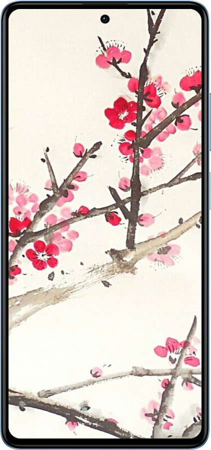 TPU чехол Принт с изображением цветения сакуры для Xiaomi Redmi Note 12 Pro+ 5G - 6545b-3612 изображение 