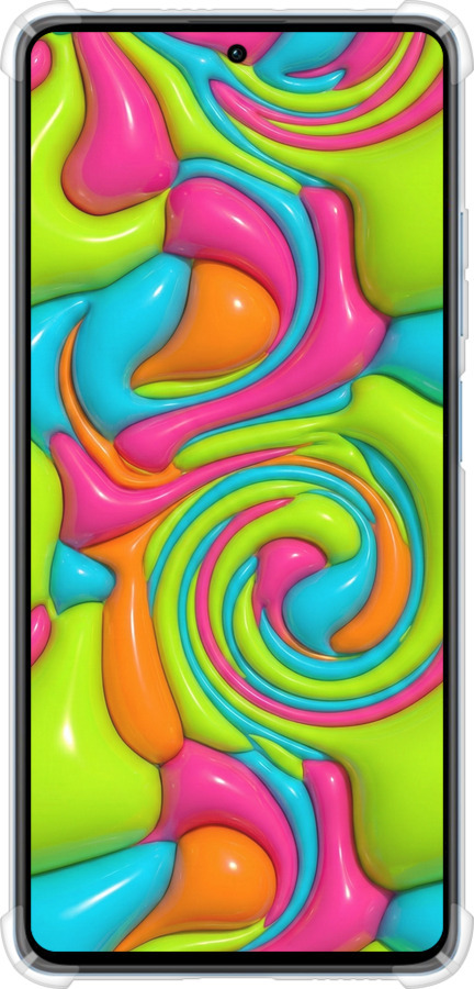 Силіконовий протиударний с посиленими кутами чехол Y2K Jelly Dream для Xiaomi Redmi Note 12 Pro+ 5G - 6780sp-3612 изображение 