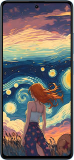 Силиконовый чехол Девушка Арт для Xiaomi Redmi Note 12 Pro+ 5G - 6325u-3612 изображение 