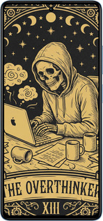 Силиконовый чехол The Overthinker для Xiaomi Redmi Note 12 Pro+ 5G - 6774u-3612 изображение 