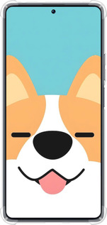 Силикон с усиленными углами чехол Корги для Xiaomi Redmi Note 12 Turbo - 6280sp-3025 изображение 