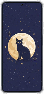 Силіконовий протиударний с посиленими кутами чехол Cute Cat Celestial/Witchy для Xiaomi Poco F5 - 6787sp-3170 изображение 