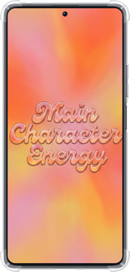 Силикон с усиленными углами чехол Aura Gradient Main Character Energy Aesthetic Y2K для Xiaomi Poco F5 - 6783sp-3170 изображение 