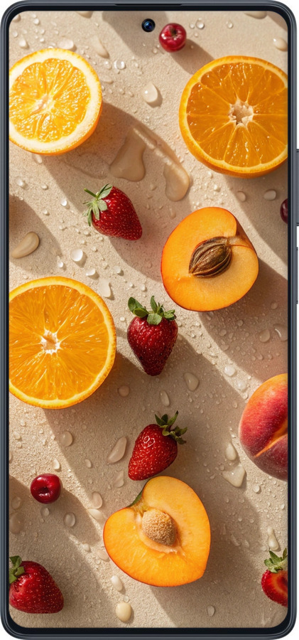 Силиконовый чехол Фрукты 3 для Xiaomi Redmi Note 12 Turbo - 6703u-3025 изображение 