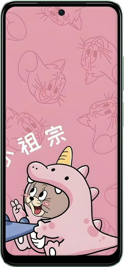 Силиконовый чехол Том и джерри 2 для Xiaomi Redmi Note 12S - 6359u-3065 изображение 