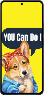 TPU чехол чехол с корги You Can Do It для Xiaomi Redmi Note 13 4G - 6184b-3654 изображение 