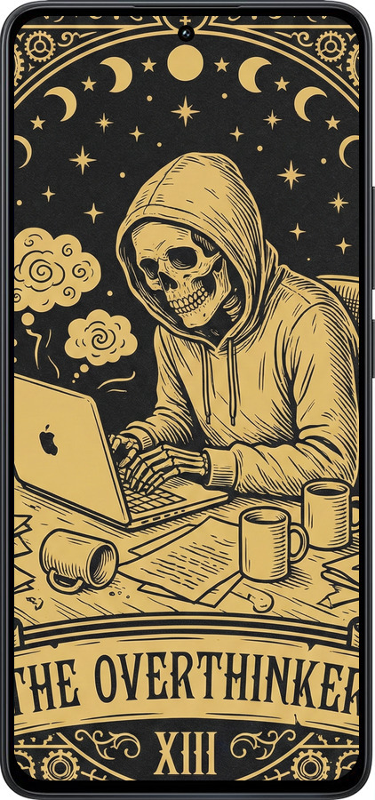 TPU чехол The Overthinker для Xiaomi Redmi Note 13 4G - 6774b-3654 изображение 