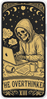 Силикон с усиленными углами чехол The Overthinker для Xiaomi Redmi Note 13 4G - 6774sp-3654 изображение 