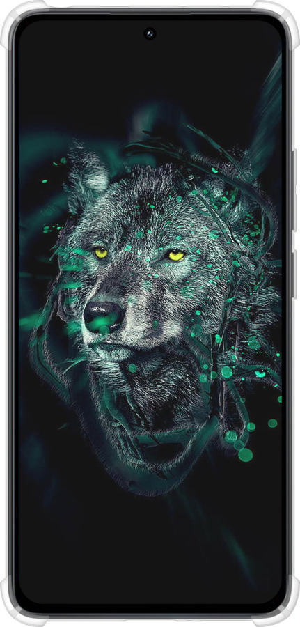 Силикон с усиленными углами чехол Wolf для Xiaomi Redmi Note 13 4G - 6610sp-3654 изображение 