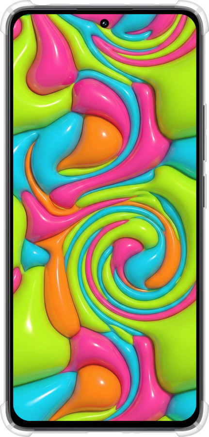 Силикон с усиленными углами чехол Y2K Jelly Dream для Xiaomi Redmi Note 13 4G - 6780sp-3654 изображение 