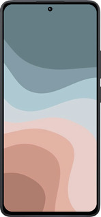 Силиконовый чехол С синими и розовыми волнами в стиле ретро для Xiaomi Redmi Note 13 4G - 6532u-3654 изображение 