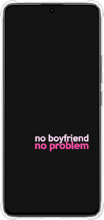 Силикон с усиленными углами чехол no boyfriend no problem для Xiaomi Redmi Note 13 Pro 4G - 4549sp-3653 изображение 